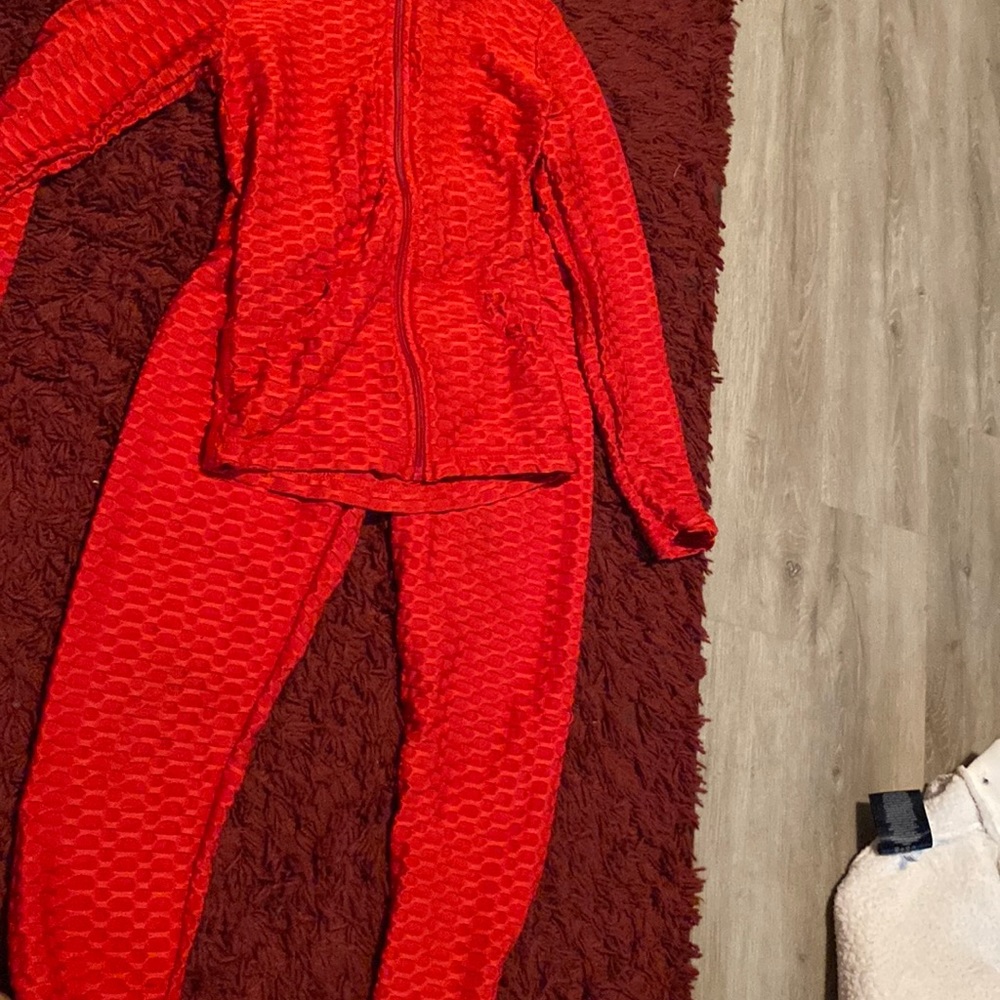Red two piece